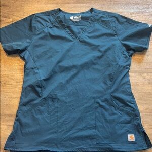Carhartt Blue Scrub Top